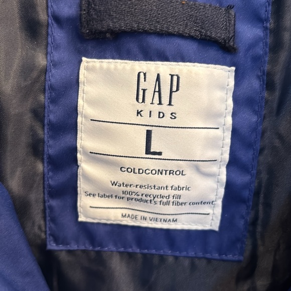 Gap Kids Cold Control Water Resistant Vest Size Large Excellent Condition - Picture 3 of 4